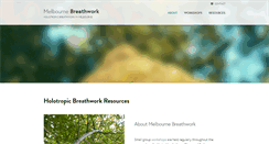 Desktop Screenshot of melbournebreathwork.com